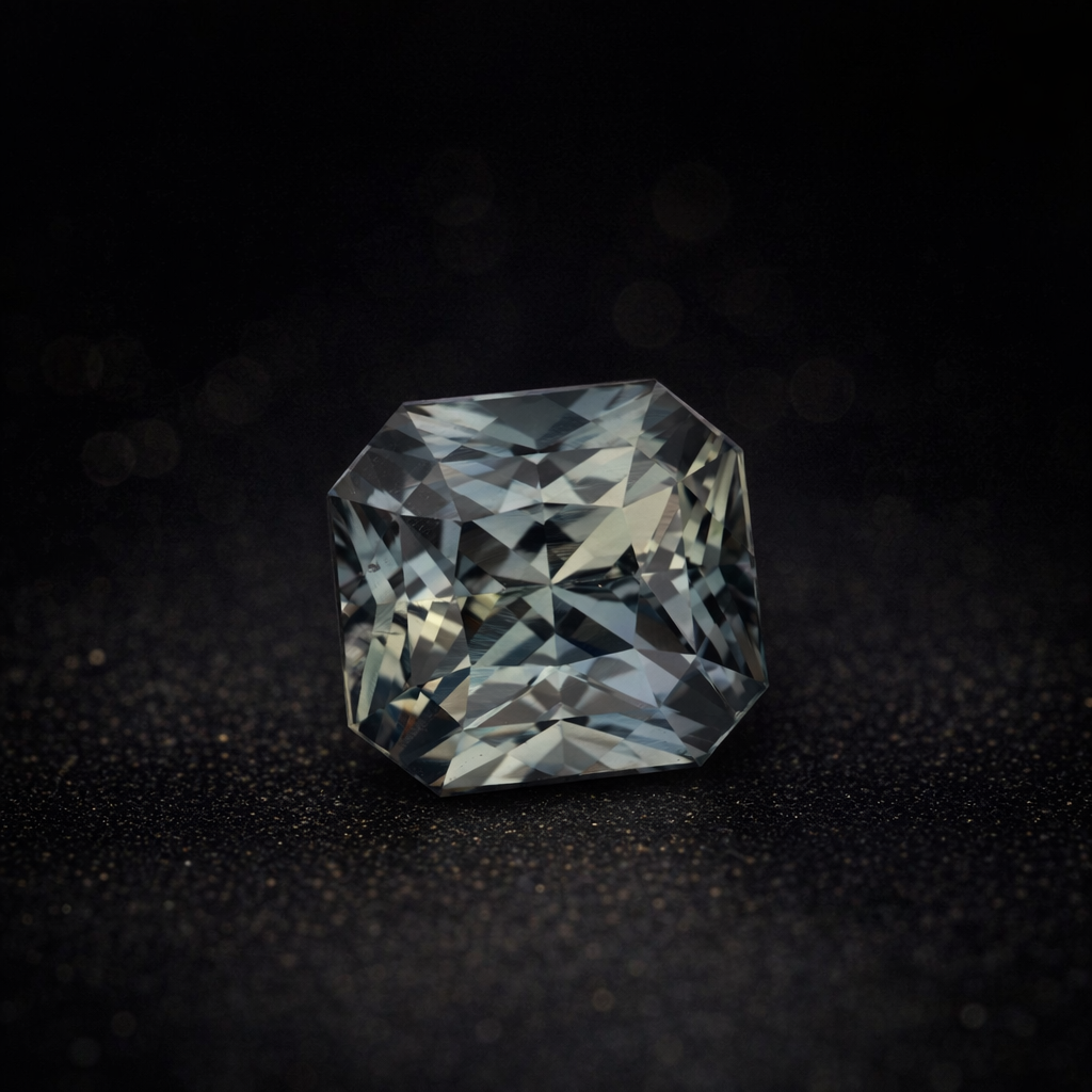 Zaffiro bicolore grigio-verde | 2,08 ct
