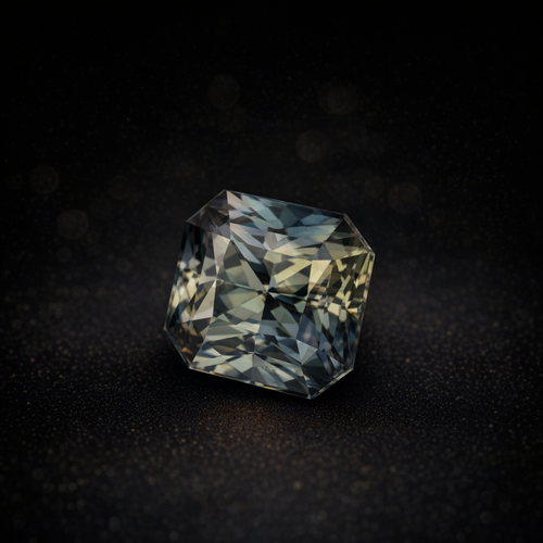 Bi-Color Sapphire Greyish Green | 2.08 Ct